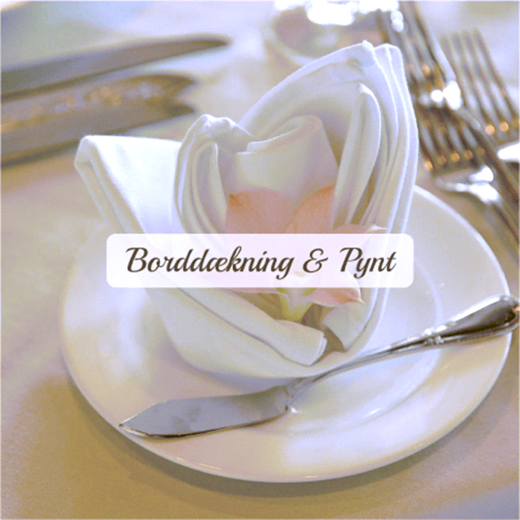 Kategori - Den Store Dag - Borddækning og Pynt