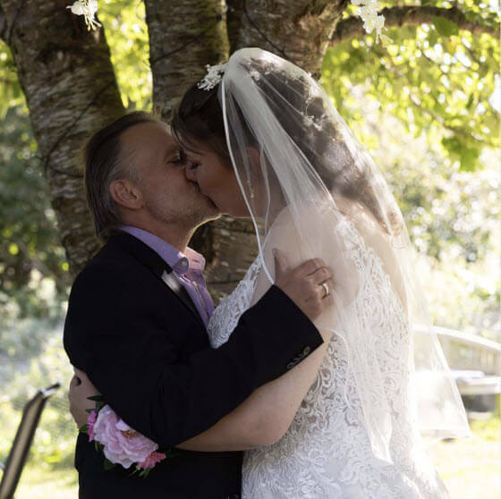 Maria og Kenneth Skovlyng - bryllup