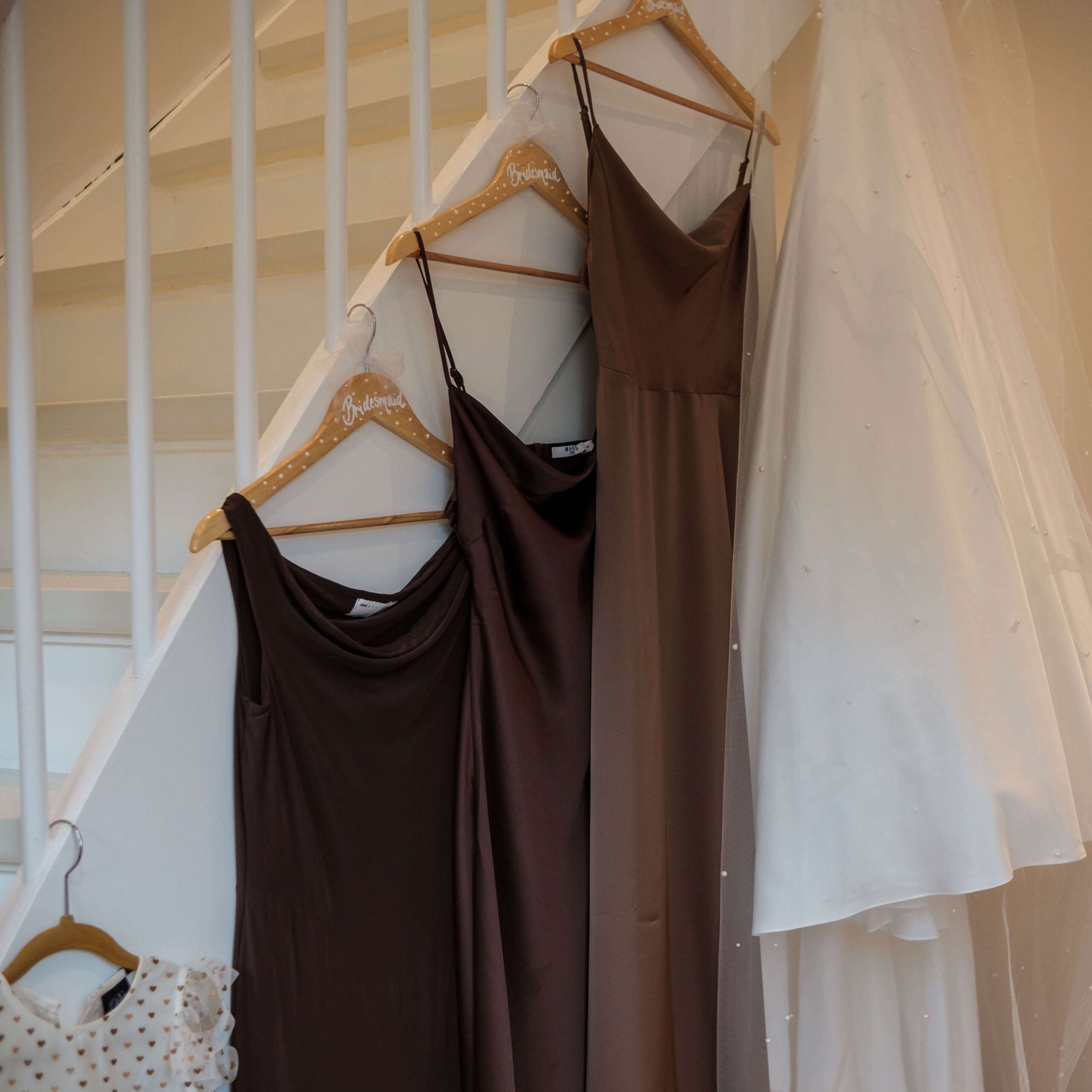 Brudekjole og brudepigekjoler